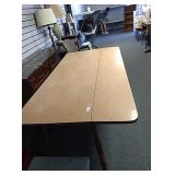 Drop leaf table approx  52" x 20" with leaves