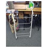 Over the door rack for hanging towels and other