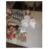 Misc. Christmas items. Ornaments,book,cards,etc