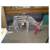 Metal deer yard decoration  approx 35 long x 27