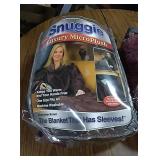 Microplush snuggie and an electric heated