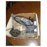 Box of parts and pieces to do lamp repairs