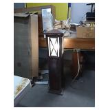 Wood barn look design outside light approx 39"