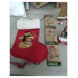 Misc gingerbread man decor