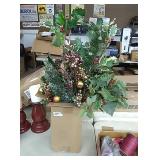 Misc items.....greenery and floral pieces for