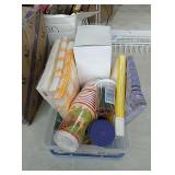 Napkins,cups,toothpicks,coasters,etc