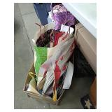 Box of misc bags and gift boxes