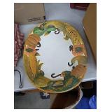 Large fall serving platter approx 14 x 18