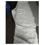 Approx 5ftx6ft lace tablecloth and a blue and off