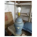 Large lot of pink and blue country decor...see