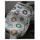 Approx 42"×50" quilt throw