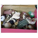 Three drawer ornament storage with ornaments and