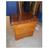 Michele and Co cherry nightstand and headboard