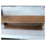 2 vintage wood shelves....1-22",1-24"