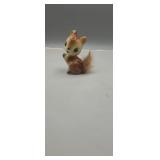 napcoware vintage fur tail squirrel figurine