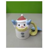 Precious Moments headstand snowman coffee cup
