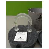 Swarovski silver crystal arch in box. 3.5×4"
