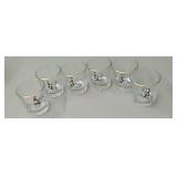 Set of 6 spanish riding school horse  high ball