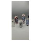 Ot of vintage cans some sealed some not