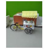 Miniature metal tricycle/ice cream cart ....approx