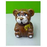 Vintage ceramic bear honey pot.....has some paint