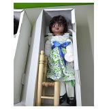 Twin Silvestre African American porcelain dolls