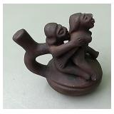Pre Columbian  Erotica clay Pottery piece approx