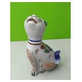 Mexican folk art Pottery cat by Mateos