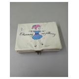 Charming and alluring ponytail kids jewelry box