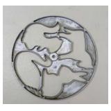 Vintage Aunt Jemima metal animal pancake mold