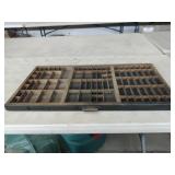 Antique Printers Drawer ( They had it Hanging up