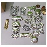 Multiple metal chocolate molds