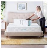 New Linenspa 2" Gel Memory Foam Twin Mattress
