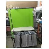 New Laundry sorter with hanging rack on wheels