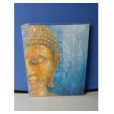 New 20×24" Buddha canvas wall hanging