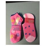6 pairs of new socks...3 peace sign and 3