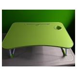 Lap table 23.5"×15.5"×11" tall....does have