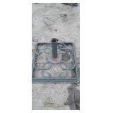 Patio Umbrella base / stand heavy iron decorative
