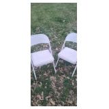 Pair of Padded Sest Folding Chairs