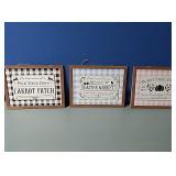 3 new hanging Easter signs...approx 9"×12"