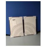 New pair of nordic style abstract tree framed