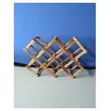 New 10 bottle folding wine rack