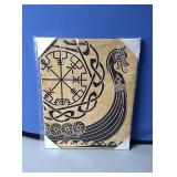 New canvas dragon wall decor....16"×20"