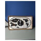 New clock of the world 30"×17"