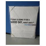 New today is going to be a good day,here