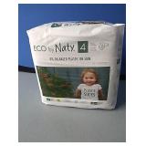 Eco by Naty size 4  0% oil based plastic on skin