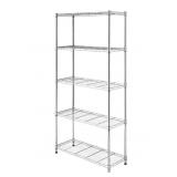 New Supreme 5 tier chrome shelving. Has shipping