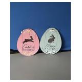 2 Easter signs....13.5×10.5"