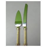 Wedding 2 piece cake serving set