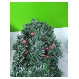 Pine garland with berries and pinecones....does